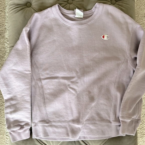 Champion Lavender Crewneck Sweatshirt - Picture 2 of 7